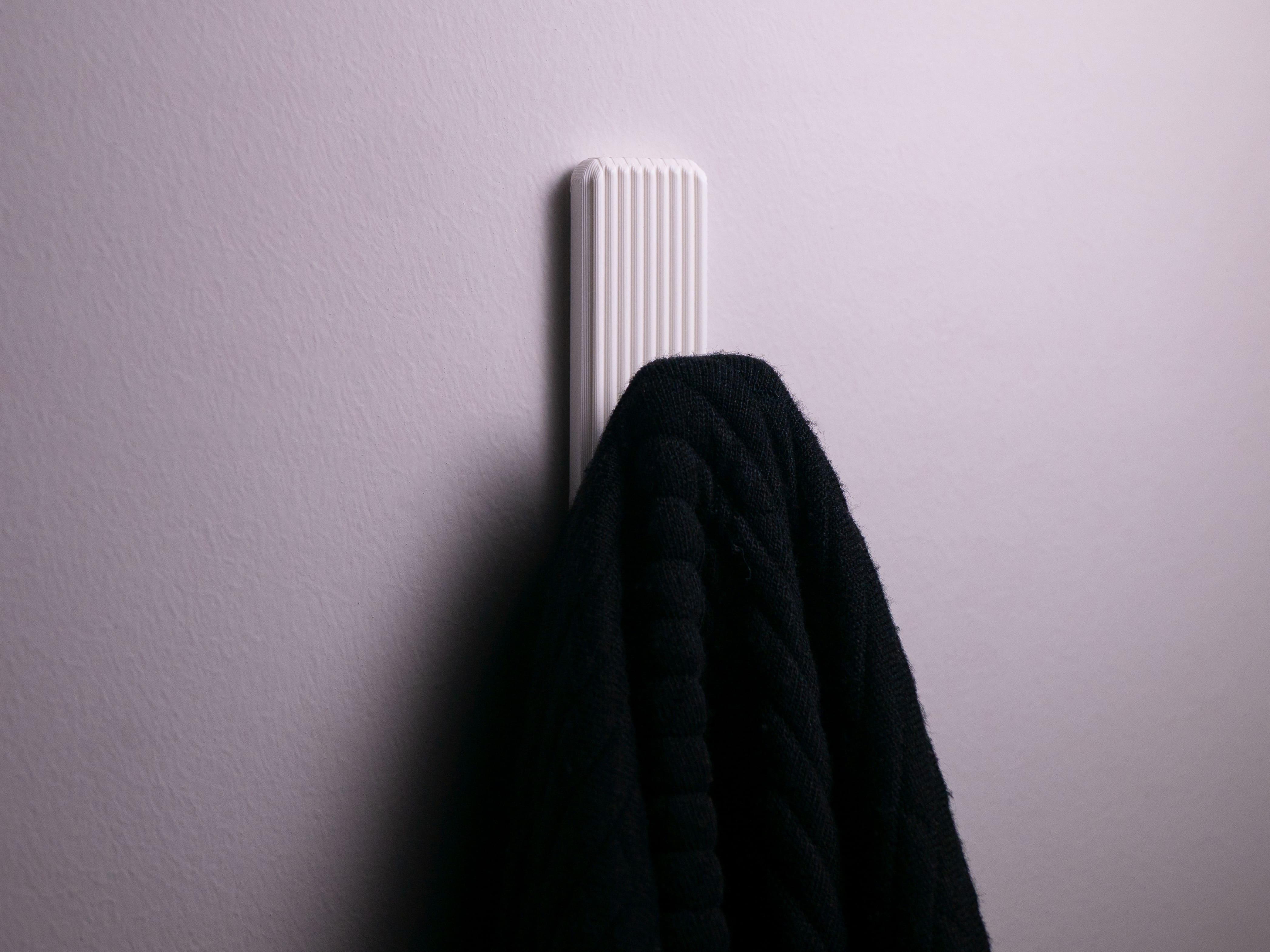 Modern Geribbelde Wandhaak / Handdoekhaak